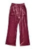 Btween Metallic Burgundy Casual Pants Size 8 - photo 2