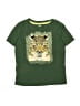 Tea 100% Cotton Animal Print Green Short Sleeve T-Shirt Size 4 - photo 1