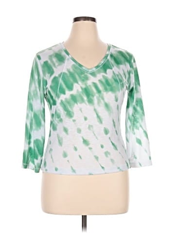 Zenergy by Chico's 3/4 Sleeve T-Shirt (view 1)