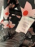 CAbi 100% Polyester Floral Pink Short Sleeve Blouse Size S - photo 8