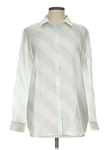 Club Monaco Long Sleeve Silk Top (view 1)