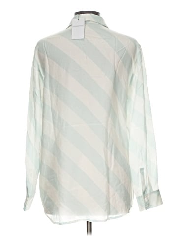 Club Monaco Long Sleeve Silk Top (view 2)