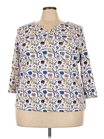 Style&Co 3/4 Sleeve T-Shirt (view 1)