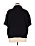 Just Be... 100% Polyester Solid Black Short Sleeve Blouse Size 1X - photo 2