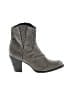 Stuart Weitzman Gray Ankle Boots Size 7 1/2 - photo 1