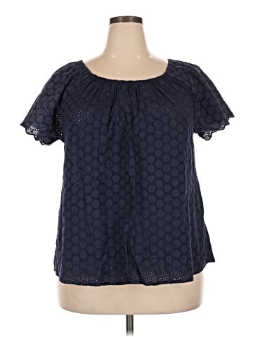 Ellos Short Sleeve Blouse (view 1)