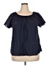 Ellos Blue Short Sleeve Blouse Size 18 - photo 1