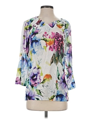 Parsley & Sage 3/4 Sleeve Blouse (view 1)