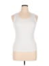 Kim Rogers 100% Cotton White Sleeveless Top Size XL - photo 1