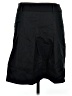 Wrapper Solid Black Formal Skirt Size 7 - photo 2