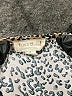 Hem & Thread 100% Rayon Animal Print Brown Short Sleeve Blouse Size S - photo 7
