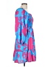 First Love 100% Polyester Hearts Blue Cocktail Dress Size L - photo 4