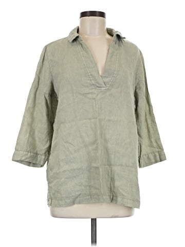 Tahari 3/4 Sleeve Button-Down Shirt (view 1)