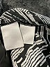 Kasper Chevron-herringbone Silver Short Sleeve Blouse Size L - photo 8