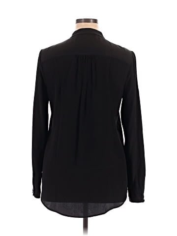 Diane von Furstenberg Long Sleeve Silk Top (view 2)