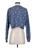 colsie Floral Blue Pullover Sweater Size S - photo 2