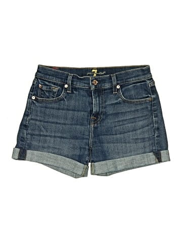 7 For All Mankind Denim Shorts (view 1)