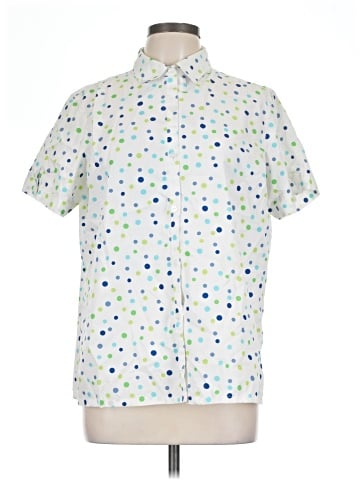 Studio Works Short Sleeve Button-Down Shirt (view 1)