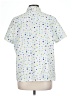 Studio Works Polka Dots White Short Sleeve Button-Down Shirt Size L - photo 2