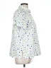 Studio Works Polka Dots White Short Sleeve Button-Down Shirt Size L - photo 4