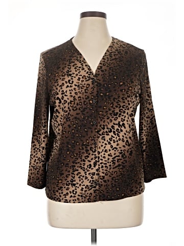 Kathie Lee 3/4 Sleeve Blouse (view 1)