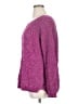 Faded Glory Tweed Purple Pullover Sweater Size 16 - 18 - photo 5