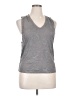Fabletics Gray Sleeveless T-Shirt Size L - photo 1