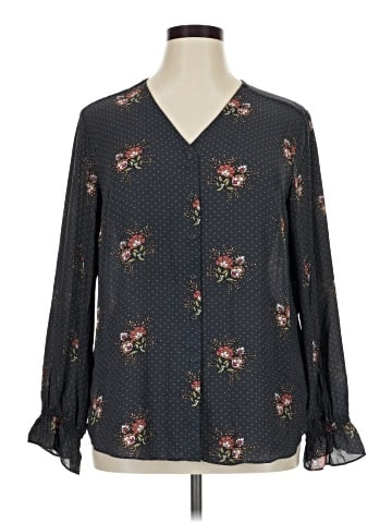 T Tahari Long Sleeve Blouse (view 1)