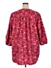 Lands' End Hearts Pink 3/4 Sleeve Button-Down Shirt Size 2X - photo 2