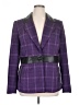 IMAN Plaid Purple Blazer Size XL - photo 1