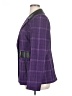 IMAN Plaid Purple Blazer Size XL - photo 5