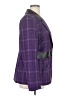 IMAN Plaid Purple Blazer Size XL - photo 4