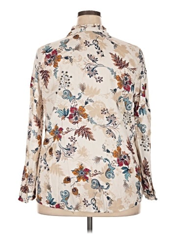 St. John's Bay Long Sleeve Blouse (view 2)