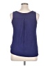 Fortune + Ivy 100% Polyester Floral Blue Sleeveless Blouse Size XL - photo 2