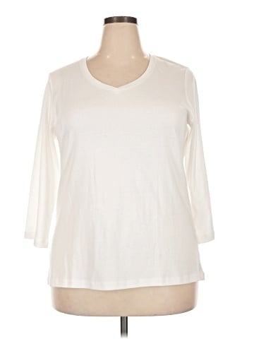St. John's Bay 3/4 Sleeve T-Shirt (view 1)