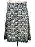 Max Studio Print Teal Casual Skirt Size M - photo 1