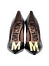 Moschino 100% Leather Black Heels Size EU 38 - photo 2
