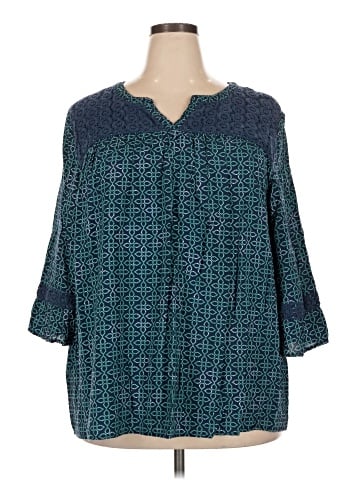 Croft & Barrow 3/4 Sleeve Blouse (view 1)