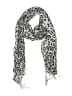 Aqua 100% Acrylic Animal Print Gray Scarf One size - photo 1