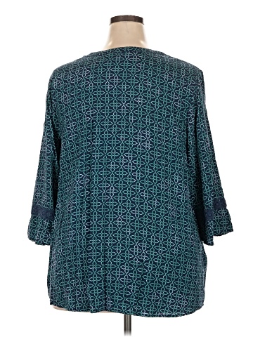 Croft & Barrow 3/4 Sleeve Blouse (view 2)