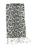 Aqua 100% Acrylic Animal Print Gray Scarf One size - photo 2