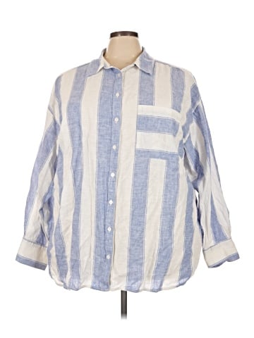 Maeve 3/4 Sleeve Button-Down Shirt (view 1)