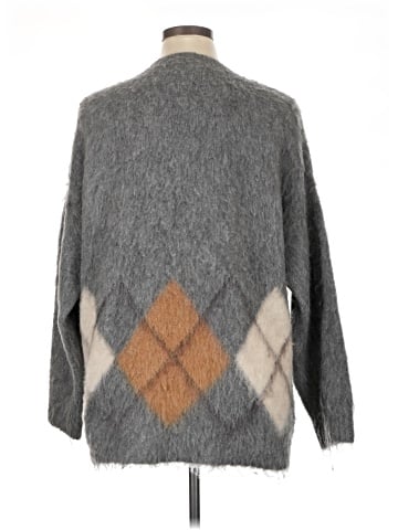 Madewell Brushed Argyle Crewneck Sweater (view 2)