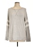 Pink Clover Gray Long Sleeve Top Size L - photo 1