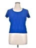 Evan Picone Blue Short Sleeve Top Size XL - photo 1