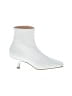 by FAR 100% Leather White leather ankle boots Size EU 36 - photo 1