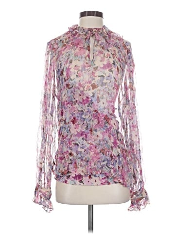 Johnny Was Long Sleeve Silk Top (view 1)