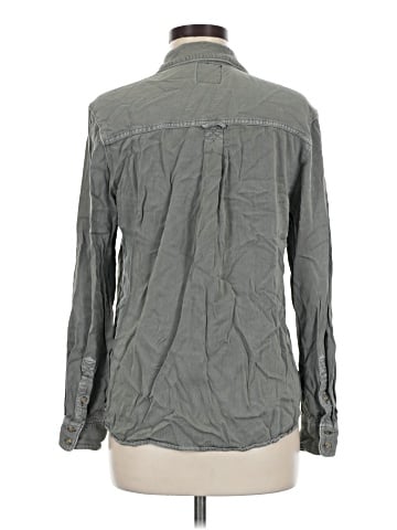 American Eagle Outfitters Long Sleeve Button-Down Shirt (view 2)