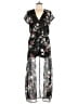 New Look 100% Polyester Floral Black Romper Size M - photo 1