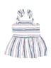 Splendid 100% Rayon Stripes White Dress Size 2T - photo 1